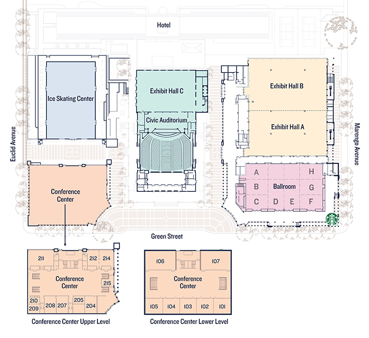 pasadena-convention-center-map